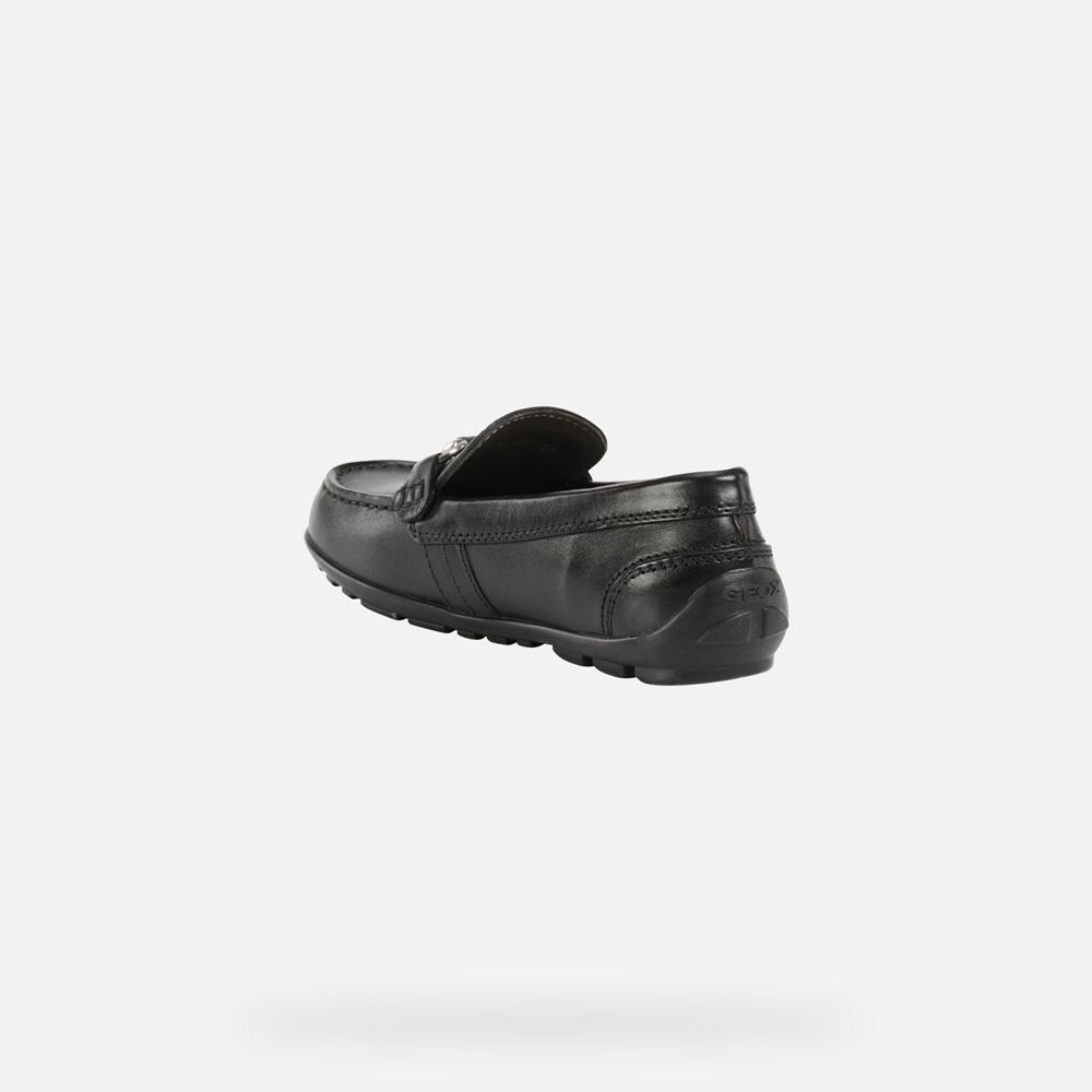 Mocassins Geox Menino Pretas - New Fast - IAWRH6590